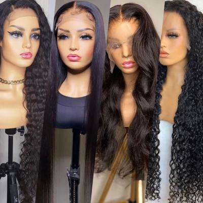 China Body Wave RTS 4x4 13x4 Body Wave Water Wave HD Lace Front Wigs Brazilian Virgin Human Hair Wig Pre Plucked Natural With Baby Hair Wigs for sale