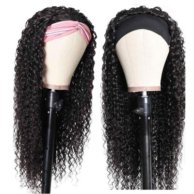 China Body CSHot Sell Virgin Remy Human Cuticle Aligned Body Wave Raw Indian Hair None Lace Wigs For Black Women Glueless Headband Wig for sale