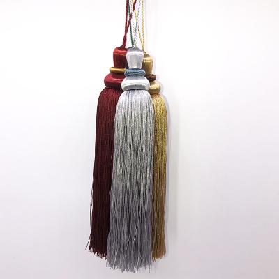 China High Quality Eco-friendly Colorful Fashion Curtain Accessories Decorative Curtain Tassels for sale