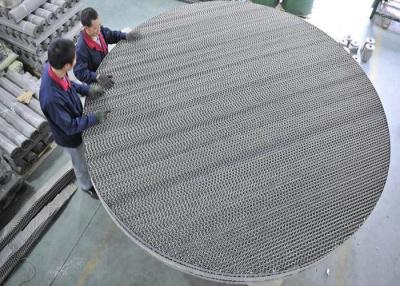 China Metal Wire Mesh Structured Packing Column For Desulfurize Tower Packing for sale