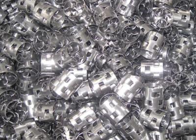 China 0.25 - 3.0mm Thick Metal Random Packing Hy-Pak Packing Improved Pall Ring 25 - 90mm for sale