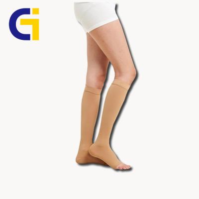 China For Varicose (Class 1) for Varicose Toe Nylon Shank High Compression Open Stockings for sale