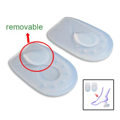 China Heel Cushioning Cushions for Plantar Fasciitis Heel Pain Bone Tooth Cushioning Achilles Pain Silicone Heel Cushions for sale