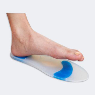 China Decompression insole for decompression on metatarsal and heel full silicone insole for sale