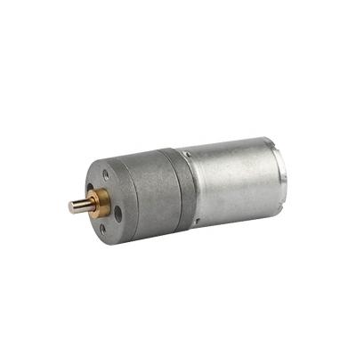 China Drip-proof Yateng motor 25mm electric motor spur gearbox  brush DC motor 12v 24v for sale