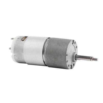 China Drip-proof Customized Low Rpm High Torque 24V 36V 37mm 100rpm Electric Gearbox Dc Motor For Car for sale