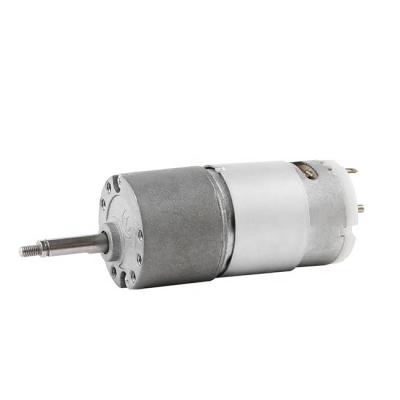 China Drip-proof Yateng 37mm 100rpm eccentric gearbox DC motor 24V 36V for sale