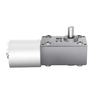 China Drip-proof Yateng motor mini 90 degree shaft worm gearbox motor 6V 12V for sale