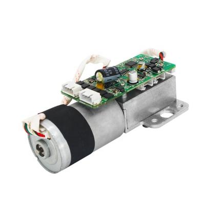 China Totally Enclosed 36GZBL3657 micro BLDC worm gear motor with high resolution encoder for sale