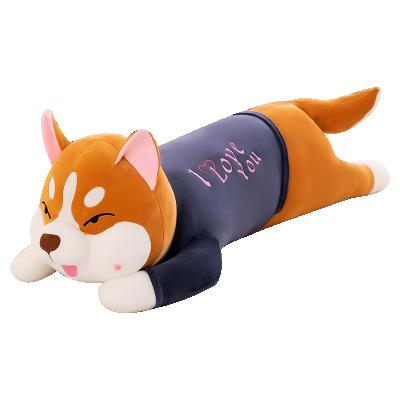 China Children's Husky Shiba Inu Doll Soft Stuffed Plush Toys Furnishing Cartoon Fancy Design for sale