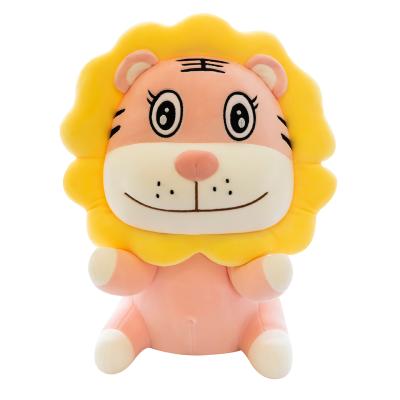 China Children's Plush Soft Stuffed Animal Furnishing Cartoon Fancy Design Toys Sun Flower Tiger for sale