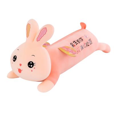 China Furnishings Wholesale Anime Angel Lying Bunny Plush Toy Colorful Cartoon for sale