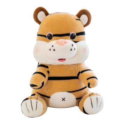 China 2021 Home Furnishing White Tiger Plush Toy High Quality Cotton for sale