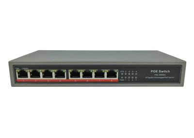 China POE-S0008G (8GE) 8 Port Gigabit IEEE802.3af/at PoE Switch with 120W External Power Supply (Newly Developped) for sale