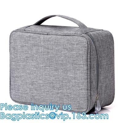 China Travel Makeup Cosmetic Skincare Organizer, Toiletry Bag, Foldable Duffel Bag, Multiple Storage Compartments for sale