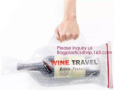 Cina Il protettore riutilizzabile della bottiglia di vino, il cuscino della bolla di aria, cassa della manica di viaggio, impatto a perfetta tenuta della sicurezza resiste a in vendita