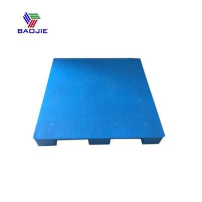 China 1200x1000mm and 1200x800mm plastic pallet single faced new price cheap runners for sale