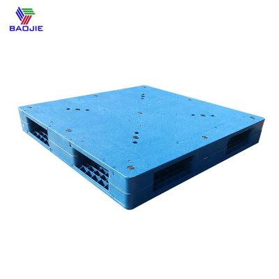 China Double Faced Doule Side Plastic Heavy Duty Stronger Model Pallets For Warehouse Storage for sale