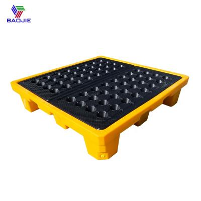 China High Quality Good Price Industrial Oil Retainer Single Faced Plastic Spill Pallet Wholesale for sale