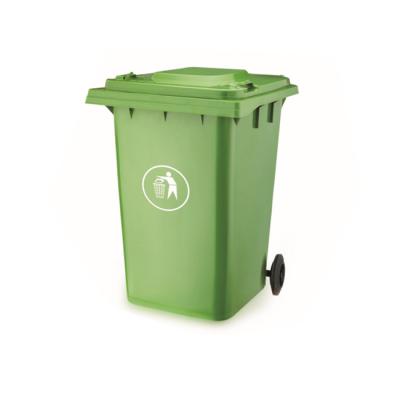 China Baojie 240L Sustainable Price Plastic Garbage Containers Sale Plastic Waste Bin With Wheels OEM for sale