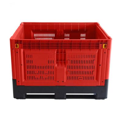 China BAOJIE Good Price Non-Toxic Foldable Plastic Pallet Box 1162*1162*790mm for sale