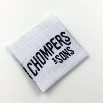 China Cheapest Viable Custom Large Size Designer Woven Label Clothing Lowest Price Clothing Labels for sale