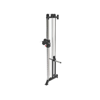 China Modern Fitness Equipment Rack Cable Station Wall Mounted Squat Station Gym Lower With Adjustable Double Pulley Station for sale