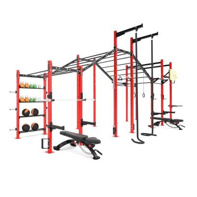 China ENERIZE Modern Fitness Commercial Gym Equipment C16 Monkey Stretches Rigs To Cross Fit Rack for sale