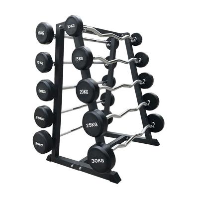 China Commercial Use Gym Barbell Rack Strength Weights Aerobic Barbell Rack for sale