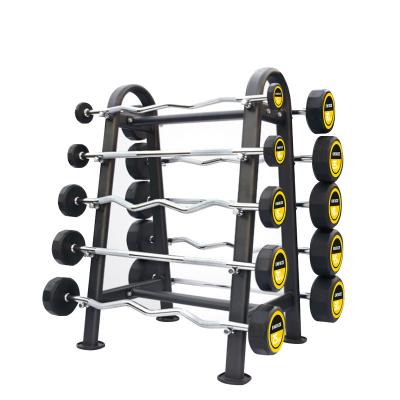 China Commercial use gym equipment10 Pairs Barbell Storage Rack Barbell Rack for sale