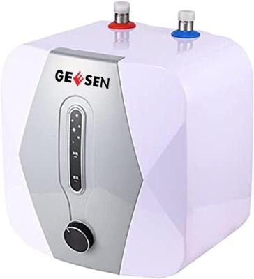 China Compact Size Hotel GEESEN 1500W 10L 110V Instant IPX4 Mini Instant Tankless Electric Shower Water Heater for Kitchen Bathroom for sale