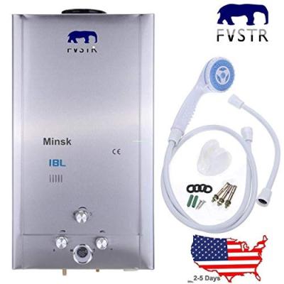 China Household FVSTR MINSK 18 Liter 5GPM Instant Water Heater Boiler Tankless Digital Display LPG Propane Force Exhaust for sale