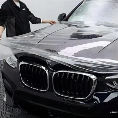 China 7.5mil TPU PPF Proteção de pintura de automóveis 1.52*15M Anti-amarelamento Auto-aderente transparente à venda