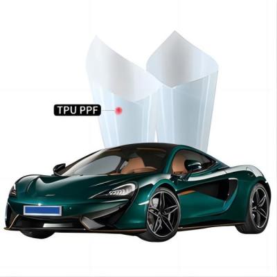 China Anti Yellowing Scratch Proof Tpu Paint Protection Film / Clear Vehicle Protection Film for sale