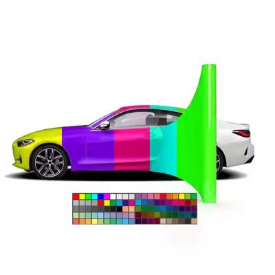 China Wholesale Tpu Green Color Car Color Change Film Wrap Film Custom Color TPU glitter auto wrap film for sale