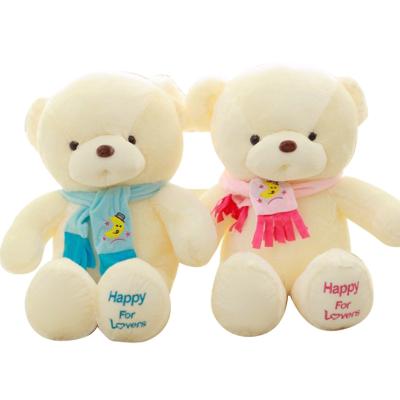 China Small new lovely promotional items bear toy teddy bear toy with scarf squinting bear toy birthday gift for sale