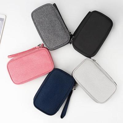 China Cable Storage Bag Data Electronic Components Accessories Technology Organizer Multi-Function Lightweight Waterproof Viable Digital Pouch for sale