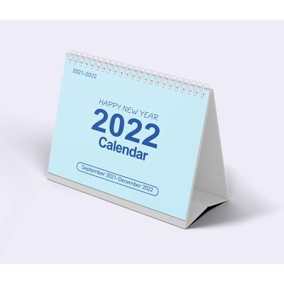 China 2022 Table Calendar Custom Desk Stand Table Calendars Monthly Business Monthly Planners Binding Desk Calendar 2022 for sale