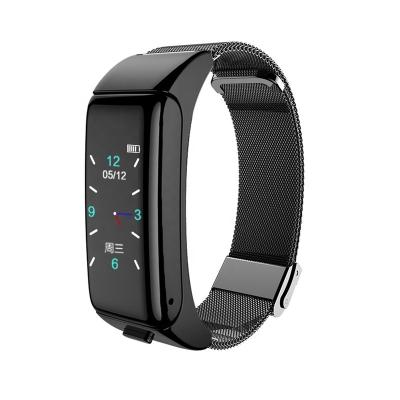 China 2022 Touch Screen Smart Wristband One Touch Measurement Fitness Tracker Luxury Design 2 In 1 Vacuum Plating For Man Woman for sale