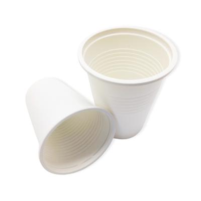 China Home.Restaurant.Bar.Hotel.Wedding. Super Markets Promotions 8oz 240ml 77*94mm Eco Friendly Biodegradable Disposable Cup With Lid Food Grade Drinkware Cornstarch Cup for sale