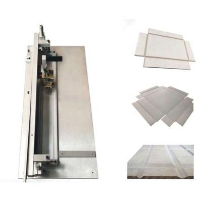 China Board Gift Box Making Machine LINHANG LH-520 High Quality Wooden Manual Cardboard Corrugating Machine For Samples for sale