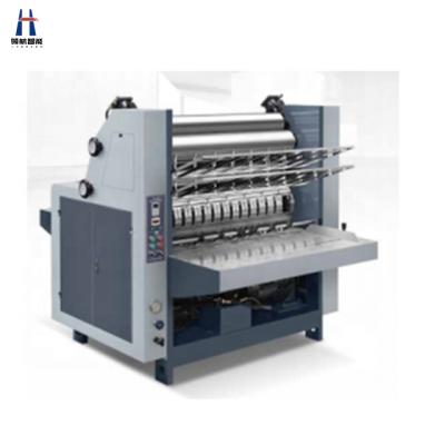 China LINHANG LH-1000D semi automatic box carton bundling laminating machine, semi automatic puzzle making machine for sale