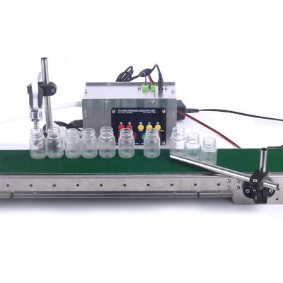 China Automatic Food Production Line Beverage Bottle Filling Machine With Conveyor Belt for sale