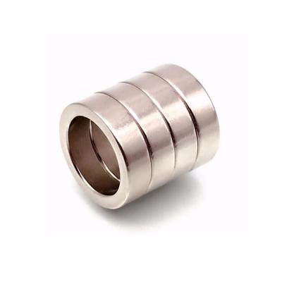 China Industrial Magnet N40 Round Neodymium NdFeB Ring Magnets Rare Earth for Pressure Oiler for sale