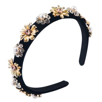 China Alice Hairband Headband Women Sports Hair Band Circle Durable Double Hits Headdress Hairpin Hair Band for sale