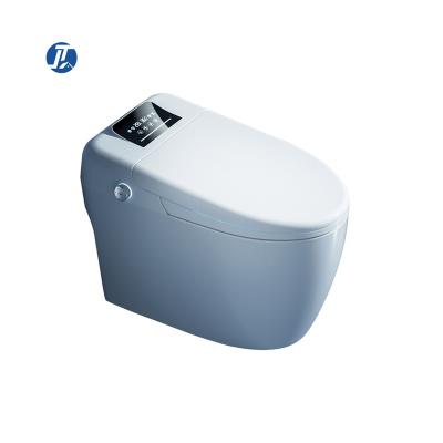 China 2022 Modern Luxury One Piece WC Toilet Bowl Environmental Protection Automatic Closestool White Smart Toilet for sale