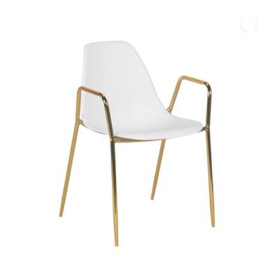 China Furniture Stackable Armchairs Stackable Plastic Dining Chair for sale