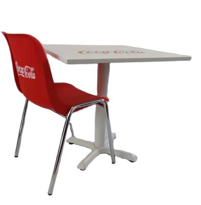 China Hotel EU restaurant outdoor table and chairs with customized logo for sale