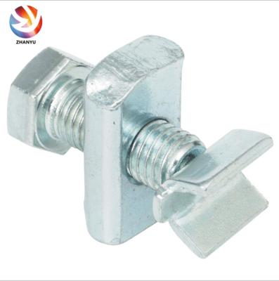 Cina Strut channel seismic bracing fittings of V threaded rod stiffener/stiffener rod in vendita