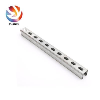 China Seismic Bracing Slotted Steel Strut C Channel / Z Channel for sale